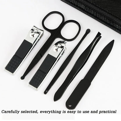 Special Nail Clippers Manicure Beauty Tools 6 Piece Portable Household Nail Scissors Set Household High End Mens And Womens